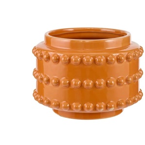 Übertopf - orange - Keramik - 13 cm - 17.0 | Möbel Kraft