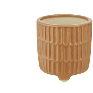HOME STORY Übertopf - orange - Steinzeug - 12 cm - 11.5 | Möbel Kraft