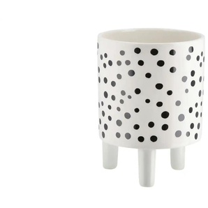 Übertopf - weiß - Dolomite - 15,5 cm - 12.0 | Möbel Kraft
