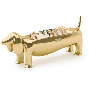 Umbra Ringhalter, Messing, Metall, Textil, 4x6x15 cm, Ordnen & Aufbewahren, Schmuckaufbewahrung