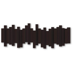Umbra Wandgarderobe, Braun, Kunststoff, 49x18x3 cm, Garderobe, Garderobenleisten & Garderobenhaken