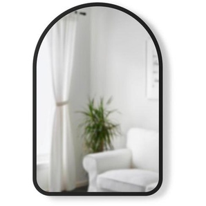 Umbra Wandspiegel, Schwarz, Glas, Freiform, 62x93x3 cm, Spiegel, Wandspiegel