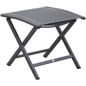 UNICAMO Hocker, klappbar, mit Textillehne, Farbe: Anthrazit
