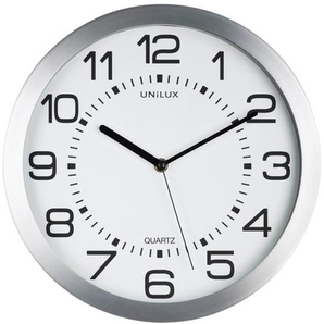Unilux Moon Clock backlit metal grey