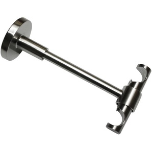 Universal Deckenträger Memphis offen für Ø 16 mm Edelstahl-Optik