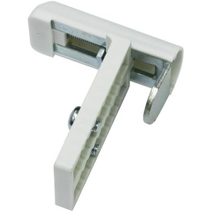 Universal Klemmträger Metall Weiß