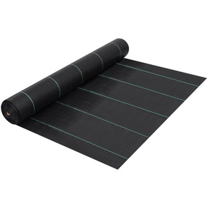 Unkrautfolie Schwarz 2x50 m PP