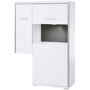 uno Anstell-Highboard  Setto ¦ weiß ¦ Maße (cm): B: 94 H: 137 T: 38.0