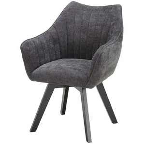 uno Armlehnstuhl drehbar Nairobi ¦ grau ¦ Maße (cm): B: 63 H: 88 T: 62.0