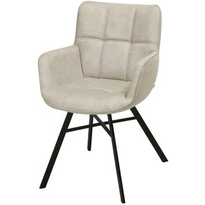 uno Armlehnstuhl  Marcon ¦ beige ¦ Maße (cm): B: 59 H: 85,5 T: 65.0