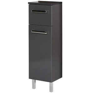 uno Badschrank  Monti ¦ grau ¦ Maße (cm): B: 25 H: 81 T: 20.0