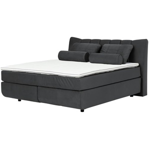 uno Boxspringbett  Ferry ¦ grau ¦ Maße (cm): B: 190 H: 113