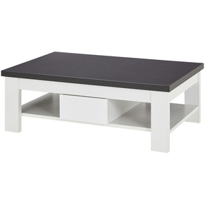 Primo Couchtisch  Titan - weiß - Materialmix - 70 cm - 40 cm | Möbel Kraft
