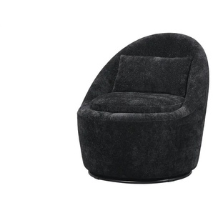 uno Drehsessel  Ash ¦ schwarz ¦ Maße (cm): B: 72 H: 80 T: 83.0