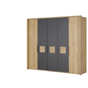 uno Drehtürenschrank  Sopa ¦ holzfarben ¦ Maße (cm): B: 256,4 H: 220 T: 58.0