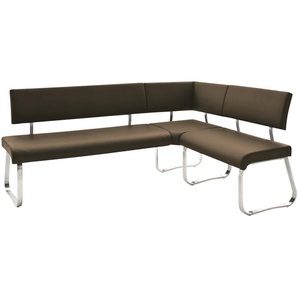 uno Eckbank  Letitia ¦ braun ¦ Maße (cm): H: 87