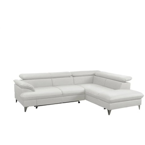 uno Ecksofa aus Kunstleder David ¦ grau ¦ Maße (cm): B: 256 H: 74 T: 208.0