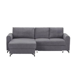 uno Ecksofa Cord Latina ¦ grau ¦ Maße (cm): B: 232 H: 110 T: 156.0