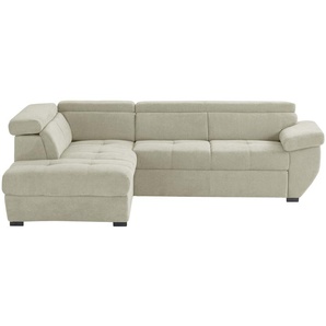 uno Ecksofa  Formula ¦ beige ¦ Maße (cm): B: 262 H: 79 T: 224.0
