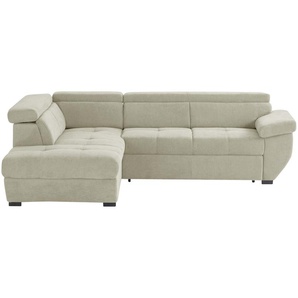 uno Ecksofa  Formula ¦ beige ¦ Maße (cm): B: 262 H: 79 T: 224.0