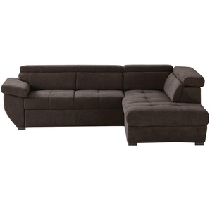 uno Ecksofa  Formula ¦ braun ¦ Maße (cm): B: 262 H: 79 T: 224.0