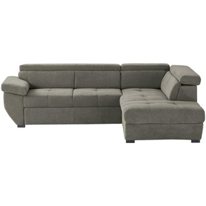 uno Ecksofa  Formula ¦ grau ¦ Maße (cm): B: 262 H: 79 T: 224.0