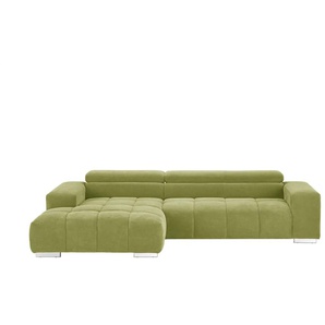 uno Ecksofa grün - Mikrofaser Origo ¦ grün ¦ Maße (cm): B: 307 H: 73 T: 186.0