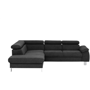 uno Ecksofa  Micky ¦ schwarz ¦ Maße (cm): B: 207 H: 72 T: 249.0
