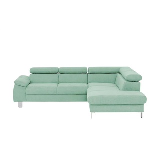 uno Ecksofa Micky - türkis/petrol - Materialmix - 249 cm - 72 cm - cm 207,0 | Möbel Kraft