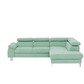 uno Ecksofa Micky - türkis/petrol - Materialmix - 249 cm - 72 cm - cm 207,0 | Möbel Kraft