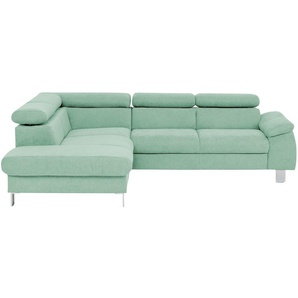 uno Ecksofa  Micky ¦ türkis/petrol ¦ Maße (cm): B: 207 H: 72 T: 249.0