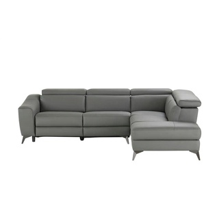 uno Ecksofa mit elektrischer Relaxfunktion Art ¦ grau ¦ Maße (cm): B: 271 H: 97 T: 219.0