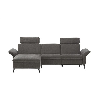 uno Ecksofa mit Relaxfunktion Dayton ¦ grau ¦ Maße (cm): B: 288 H: 101 T: 157.0