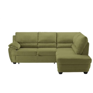 uno Ecksofa mit Schlaffunktion  Nebolo ¦ grün ¦ Maße (cm): B: 245 H: 97 T: 222.0