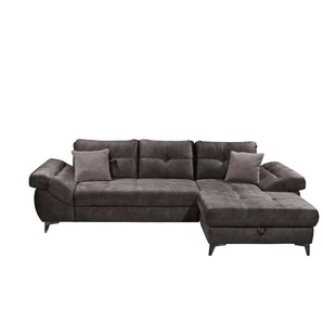 uno Ecksofa  Nino ¦ braun ¦ Maße (cm): B: 288 H: 90 T: 170.0