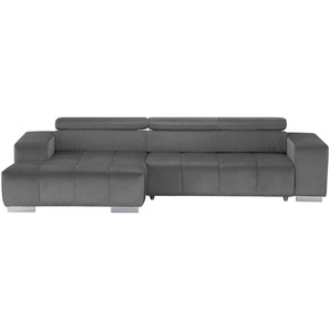 uno Ecksofa  Origo ¦ grau ¦ Maße (cm): B: 307 H: 73 T: 186