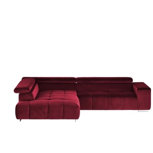uno Ecksofa Origo ¦ rot ¦ Maße (cm): B: 308 H: 70 T: 225.0