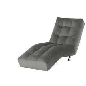 uno Einzelliege  Inga ¦ grau ¦ Maße (cm): B: 164 H: 88 T: 68.0