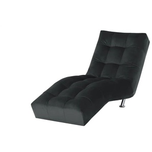 uno Einzelliege  Inga ¦ schwarz ¦ Maße (cm): B: 164 H: 88 T: 68.0