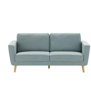 uno Einzelsofa aus Mikrofaser Scandi 2223 ¦ blau ¦ Maße (cm): B: 186 H: 88 T: 84.0