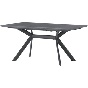 uno Esstisch  ausziehbar Joris ¦ grau ¦ Maße (cm): B: 90 H: 76