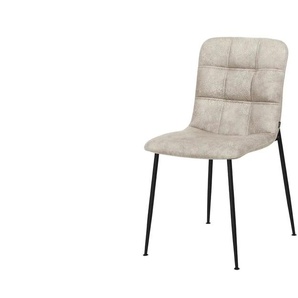 uno Esszimmerstuhl  Ancona ¦ beige ¦ Maße (cm): B: 44,5 H: 81,5 T: 57.5