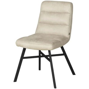 uno Esszimmerstuhl  Bowie ¦ beige ¦ Maße (cm): B: 49,5 H: 88 T: 66.5