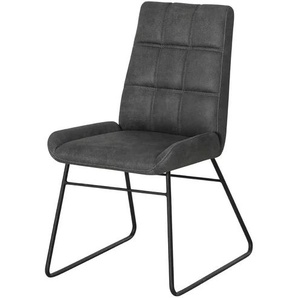 uno Esszimmerstuhl  Brisbane ¦ grau ¦ Maße (cm): B: 51 H: 93 T: 61.5