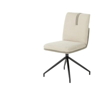 uno Esszimmerstuhl drehbar Gloria ¦ creme ¦ Maße (cm): B: 47,3 H: 84,5 T: 62.7