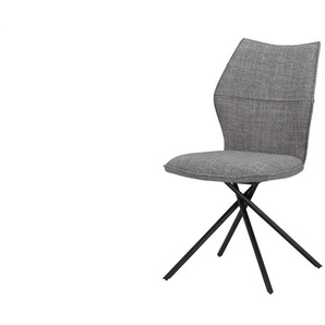 uno Esszimmerstuhl drehbar Gundis ¦ grau ¦ Maße (cm): B: 47 H: 90,5 T: 61.0