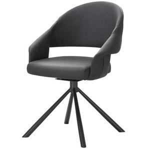 uno Esszimmerstuhl drehbar Lena 2 ¦ grau ¦ Maße (cm): B: 61 H: 83 T: 62.0