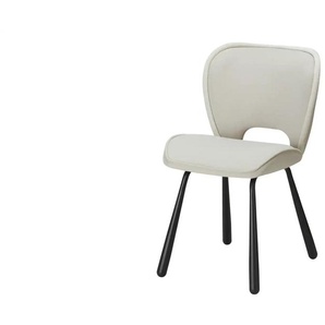 uno Esszimmerstuhl mit umlaufender Keder Gaby ¦ beige ¦ Maße (cm): B: 47 H: 83,6 T: 59.0