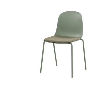 uno Esszimmerstuhl stapelbar Fenya ¦ grün ¦ Maße (cm): B: 51 H: 84,5 T: 54.3