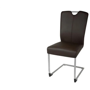 uno Freischwinger  Sammy ¦ braun ¦ Maße (cm): B: 45 H: 98 T: 56.0